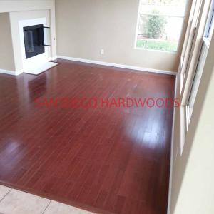 Bamboo Floor Refinishing in San Diego. Fully Licensed Contractor. Dustless pros