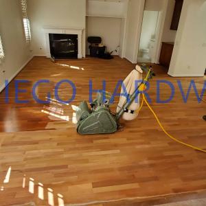 Rancho Sante Fe wood floor repair and refinishing. Licensed flooring contractor 