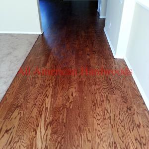 custom stained oak floor san diego. licensed contractor installer refinish repai