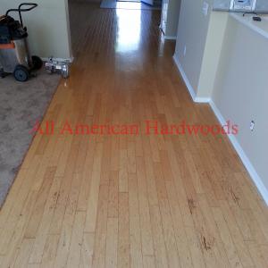 Red oak hardwood floor refinishing san diego. licensed flooring contractor